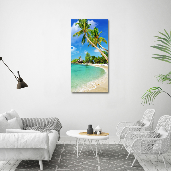 Acrylic print Tropical beach