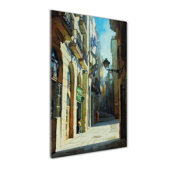 Print on acrylic glass Barcelona streets