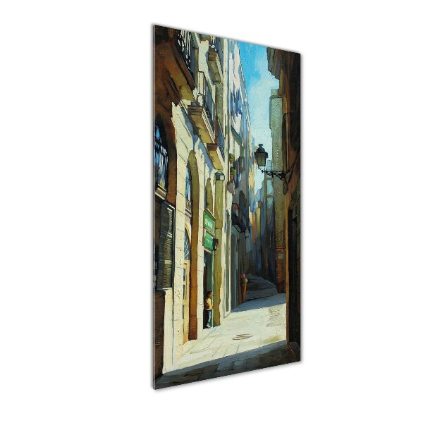 Print on acrylic glass Barcelona streets