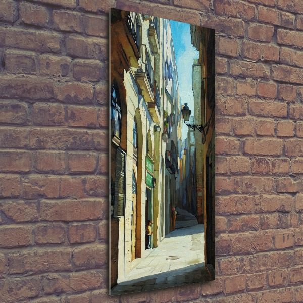 Print on acrylic glass Barcelona streets