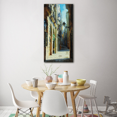 Print on acrylic glass Barcelona streets