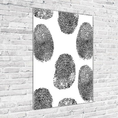 Acrylic print Fingerprints