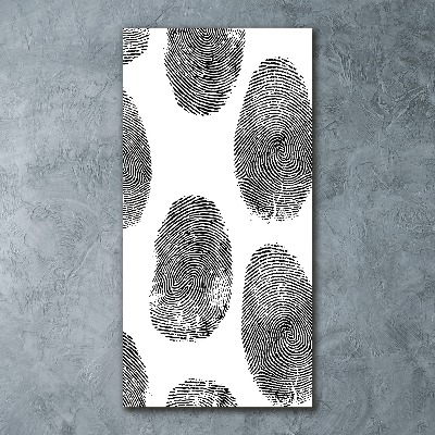 Acrylic print Fingerprints