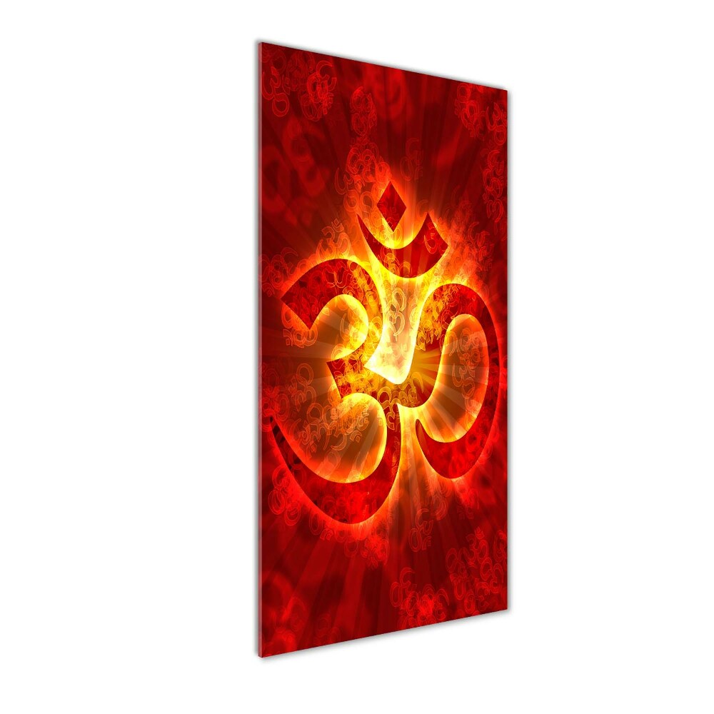 Print on acrylic glass The burning sign of the OM