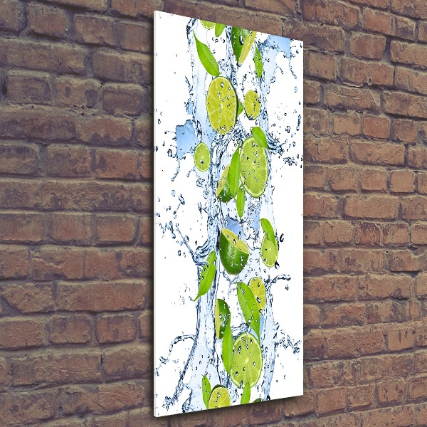 Wall art acrylic Lime and water