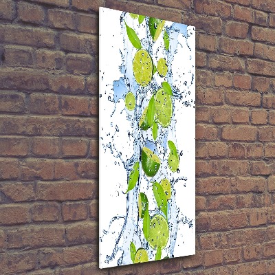 Wall art acrylic Lime and water