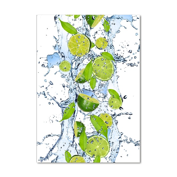 Wall art acrylic Lime and water