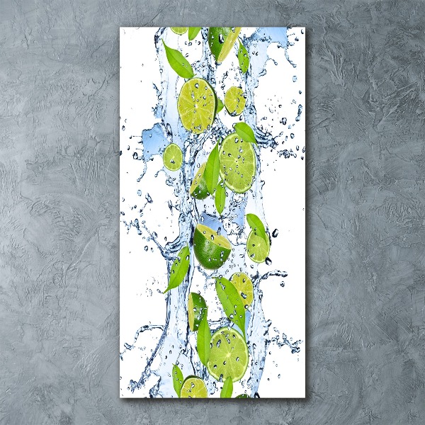 Wall art acrylic Lime and water