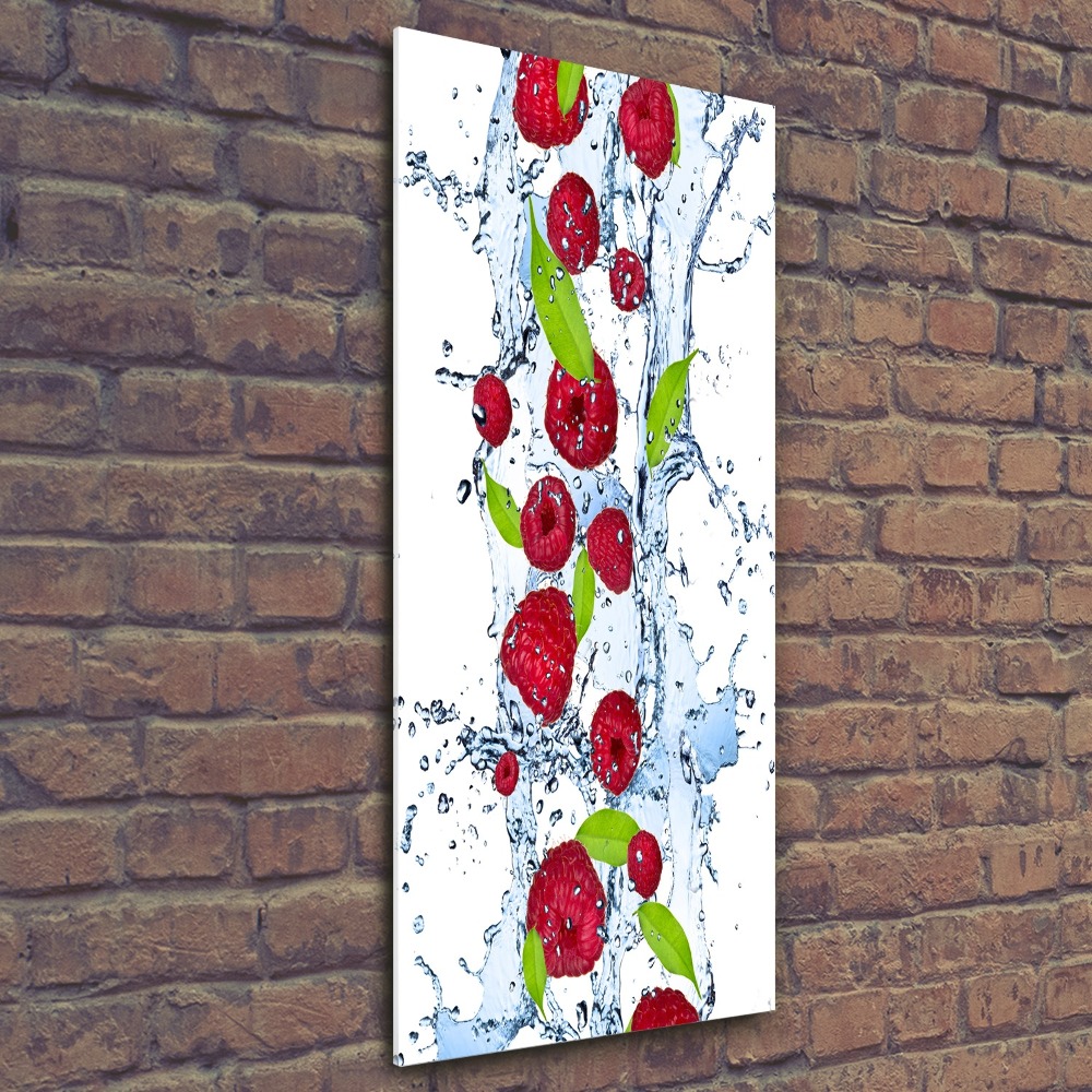 Acrylic wall art Raspberries