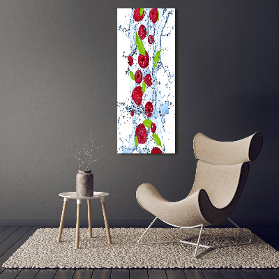 Acrylic wall art Raspberries