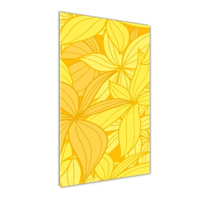 Print on acrylic Yellow flowers