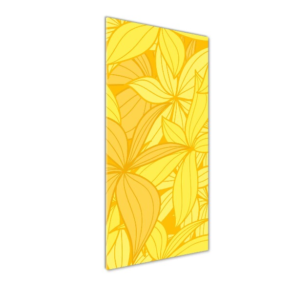 Print on acrylic Yellow flowers