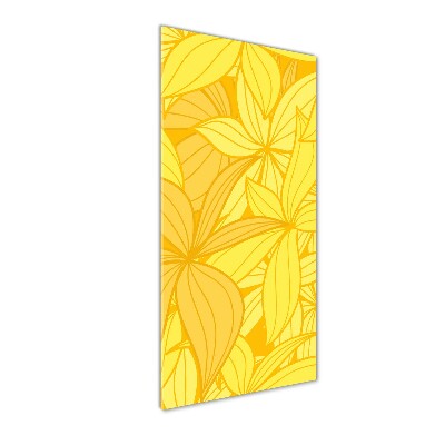 Print on acrylic Yellow flowers