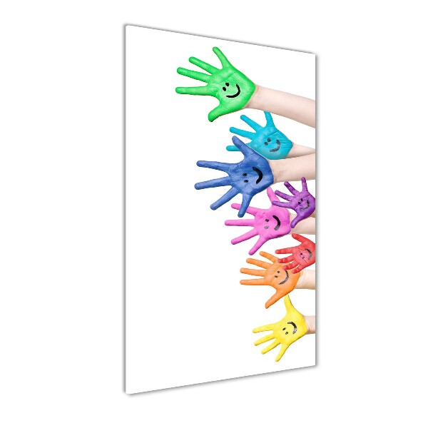 Painted hands
