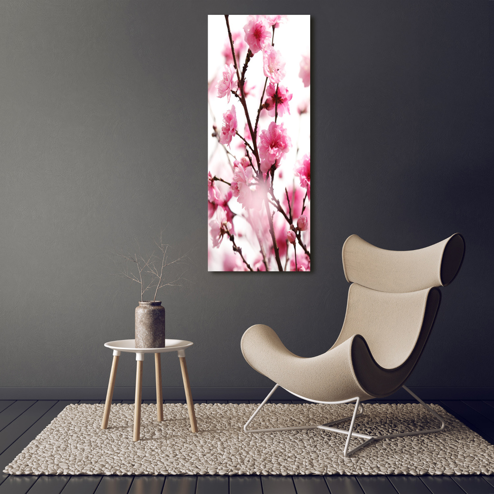 Print on acrylic Plum flowers