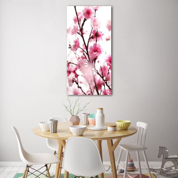 Print on acrylic Plum flowers