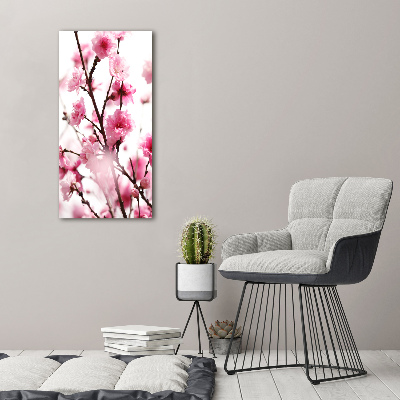 Print on acrylic Plum flowers