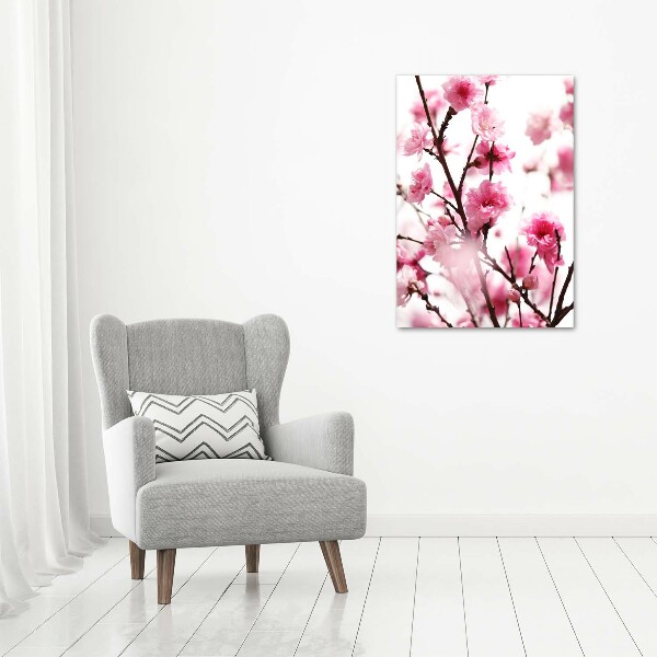 Print on acrylic Plum flowers