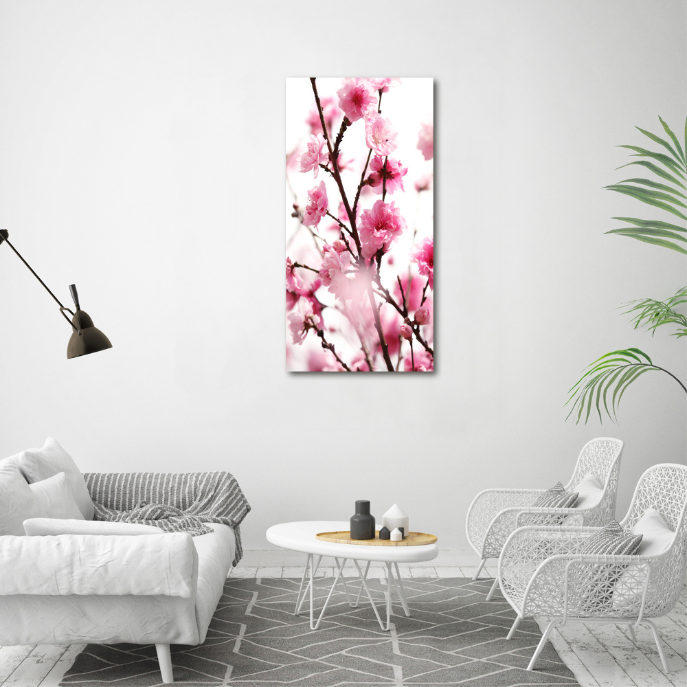 Print on acrylic Plum flowers