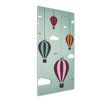 Acrylic wall art Flying balloons