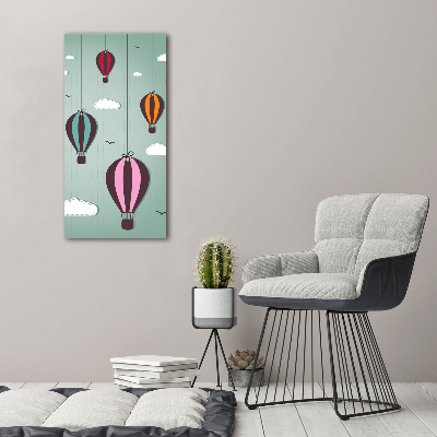 Acrylic wall art Flying balloons