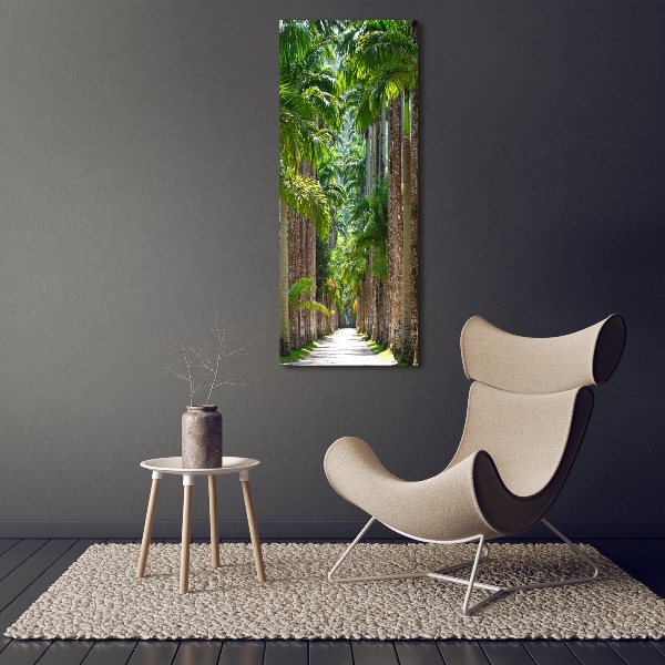 Print on acrylic glass Palm trees