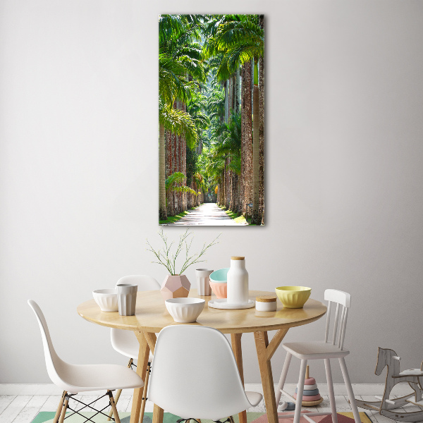 Print on acrylic glass Palm trees