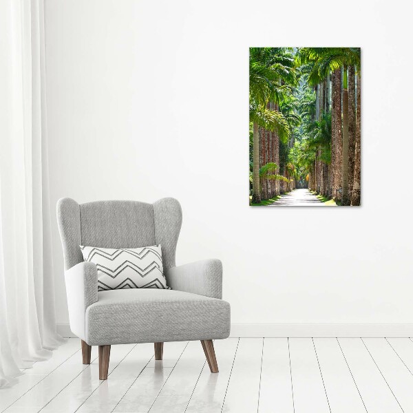 Print on acrylic glass Palm trees