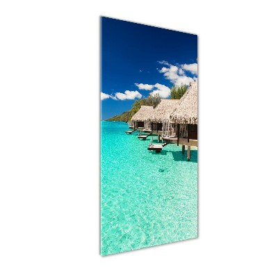 Print on acrylic glass Tropical island