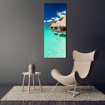 Print on acrylic glass Tropical island