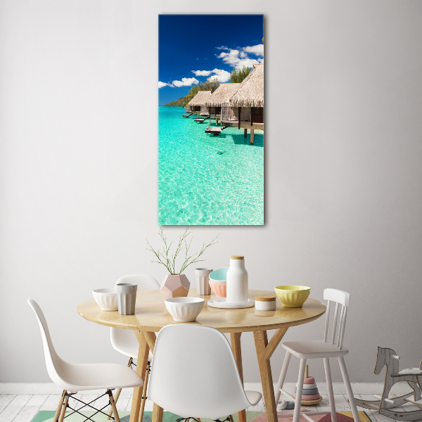 Print on acrylic glass Tropical island