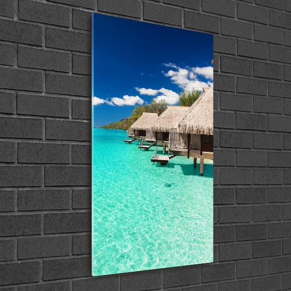 Print on acrylic glass Tropical island