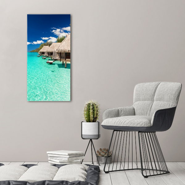 Print on acrylic glass Tropical island