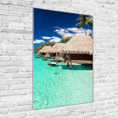 Print on acrylic glass Tropical island