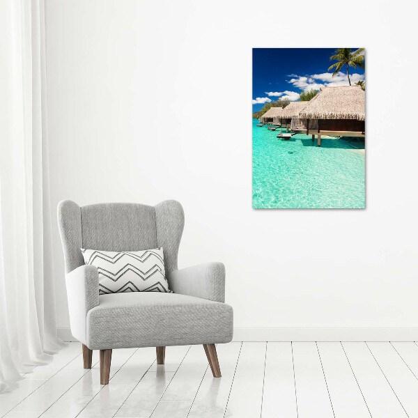 Print on acrylic glass Tropical island