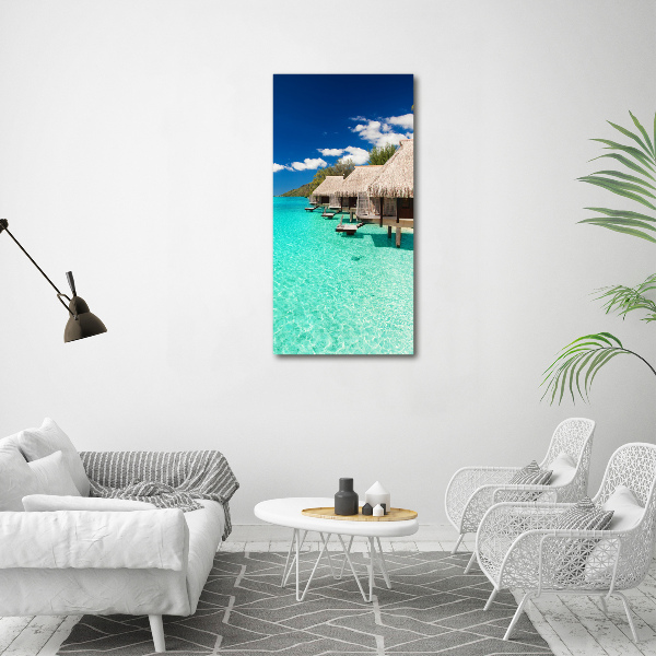 Print on acrylic glass Tropical island