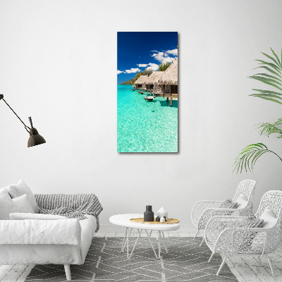 Print on acrylic glass Tropical island