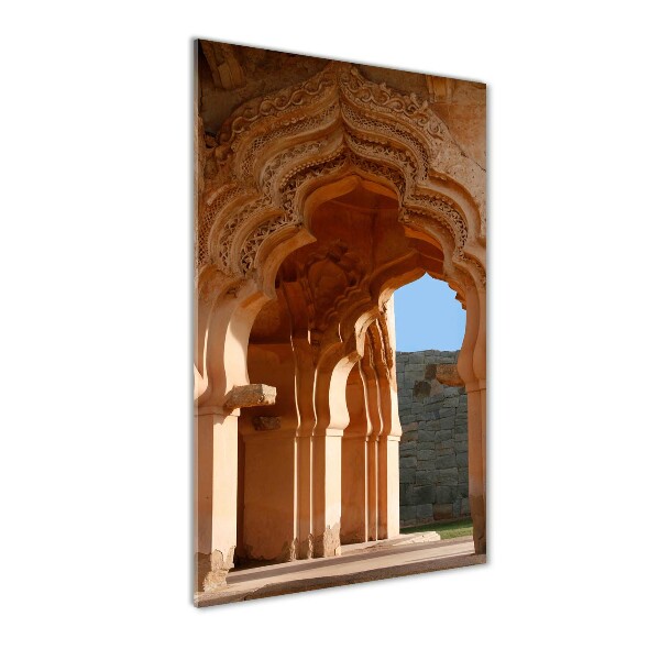 Acrylic glass print Lotus Mahal Hampi