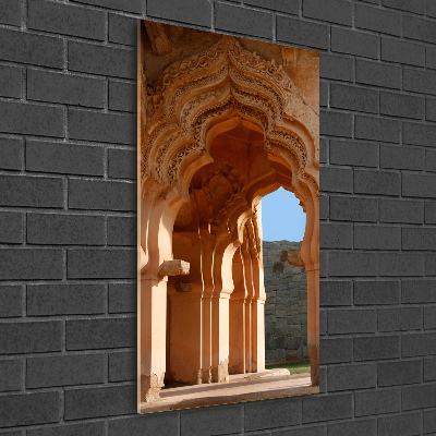 Acrylic glass print Lotus Mahal Hampi