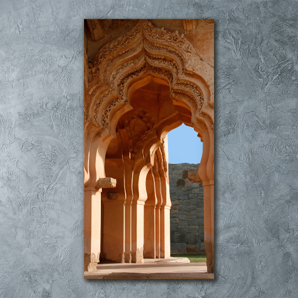 Acrylic glass print Lotus Mahal Hampi