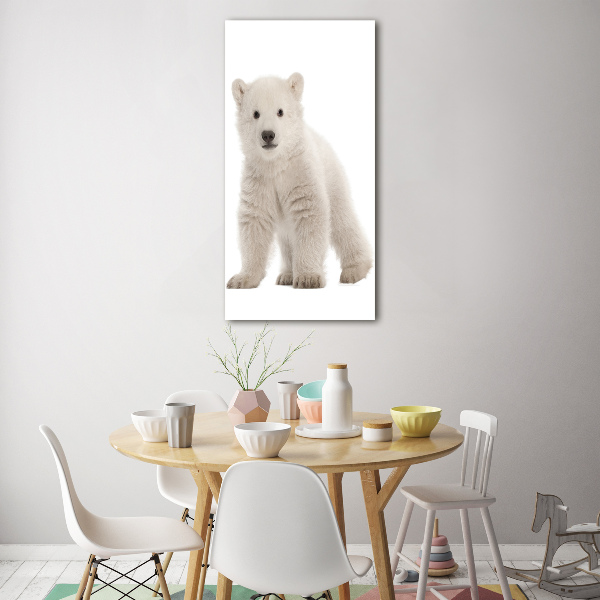 Acrylic print A polar bear