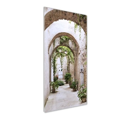 Acrylic glass print Arkada at the castle