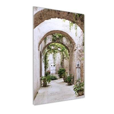 Acrylic glass print Arkada at the castle