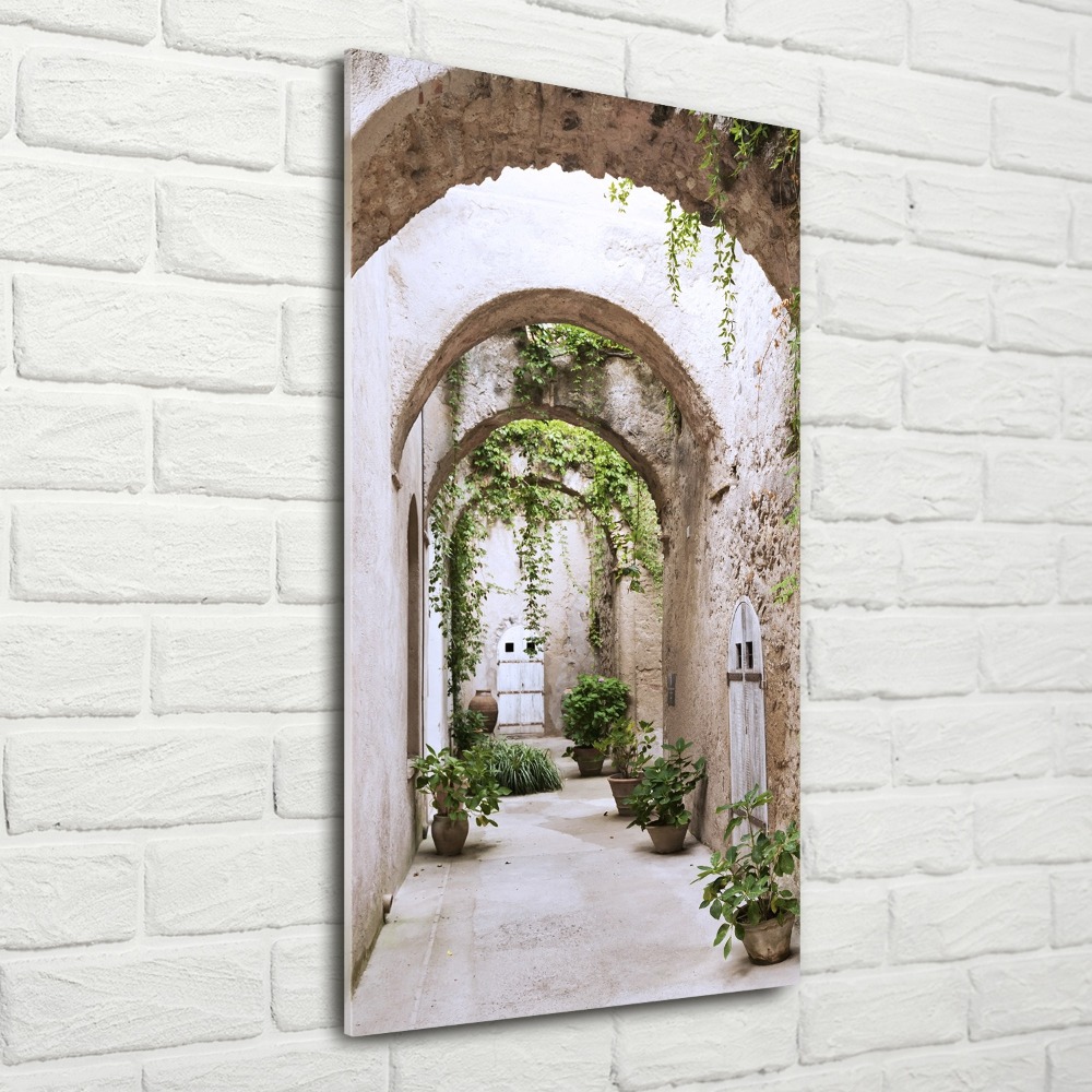 Acrylic glass print Arkada at the castle