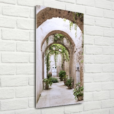 Acrylic glass print Arkada at the castle