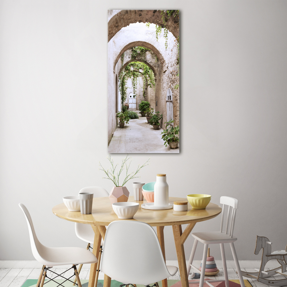 Acrylic glass print Arkada at the castle