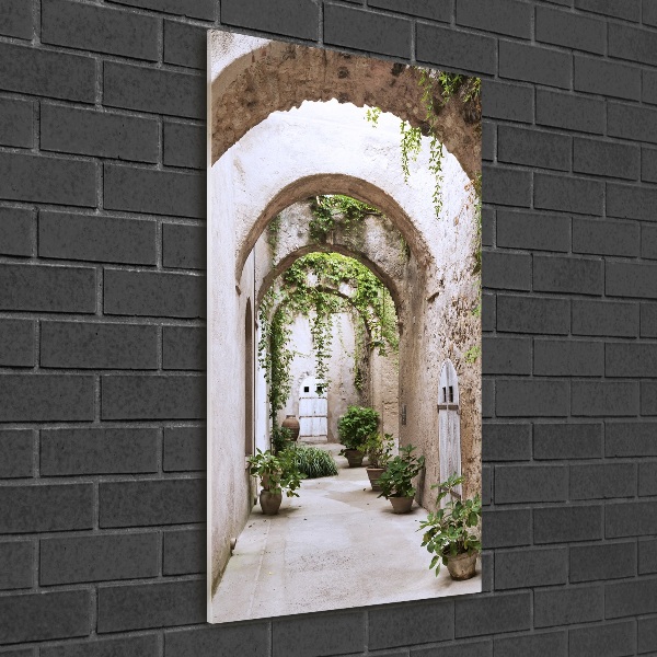 Acrylic glass print Arkada at the castle