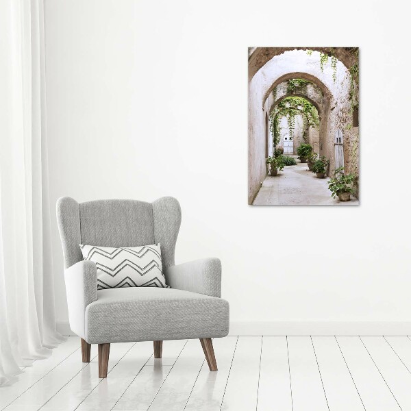 Acrylic glass print Arkada at the castle