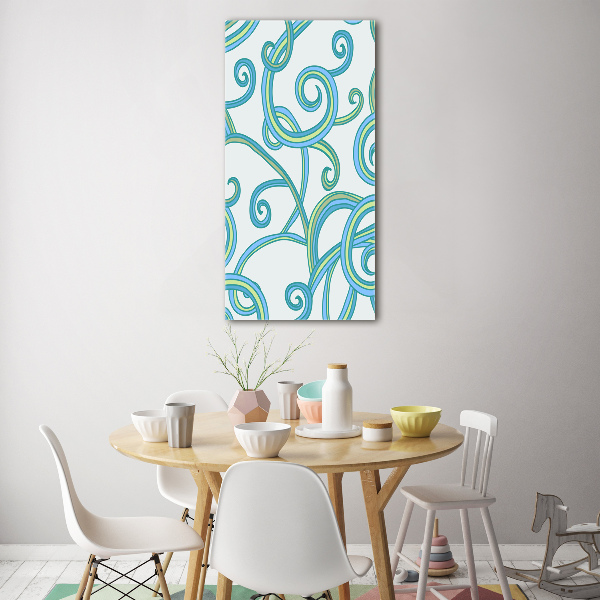 Acrylic print Abstract spirals