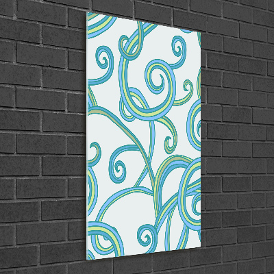 Acrylic print Abstract spirals